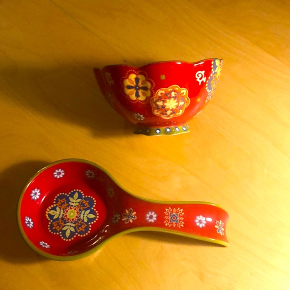 Gift set spoon rest and vase - Picture 3 of 9